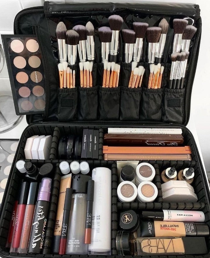 Large Black Luxurious Makeup Storage Bag