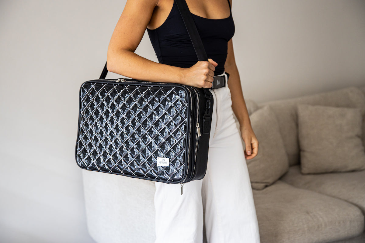 Large Black Luxurious Makeup Storage Bag