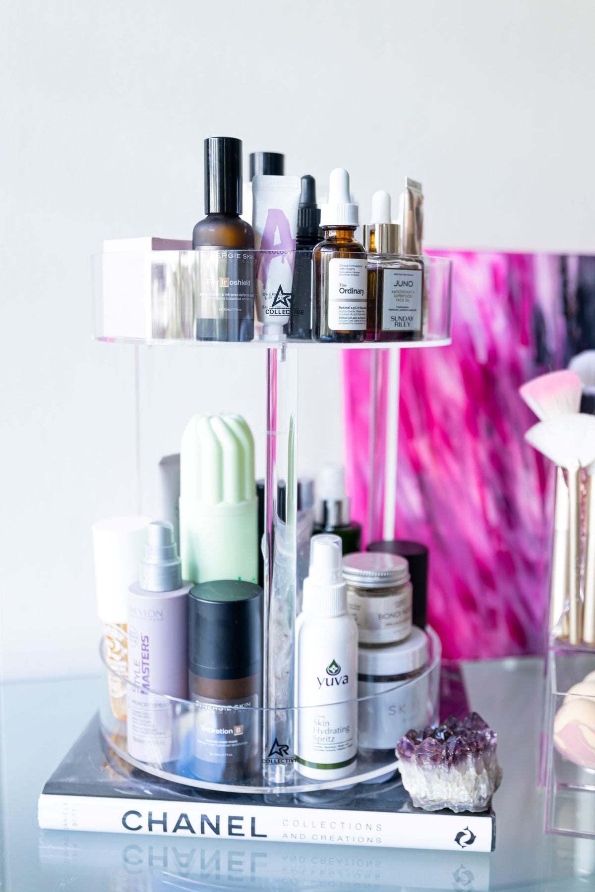 Rotating Skincare Holder