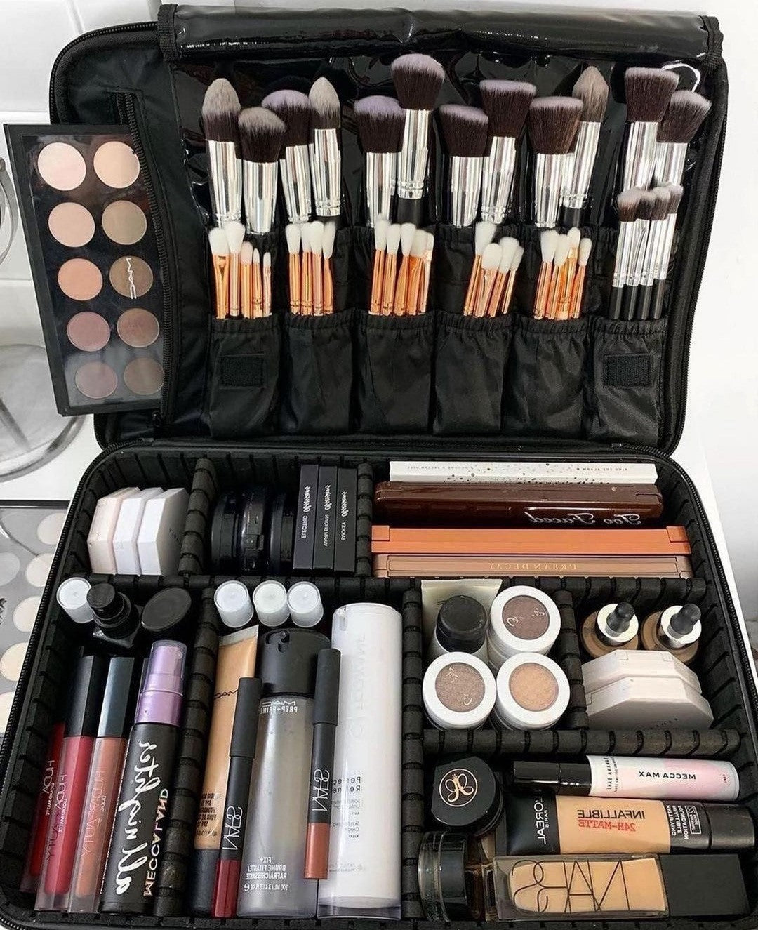 Large Marble Luxurious Makeup Storage Bag