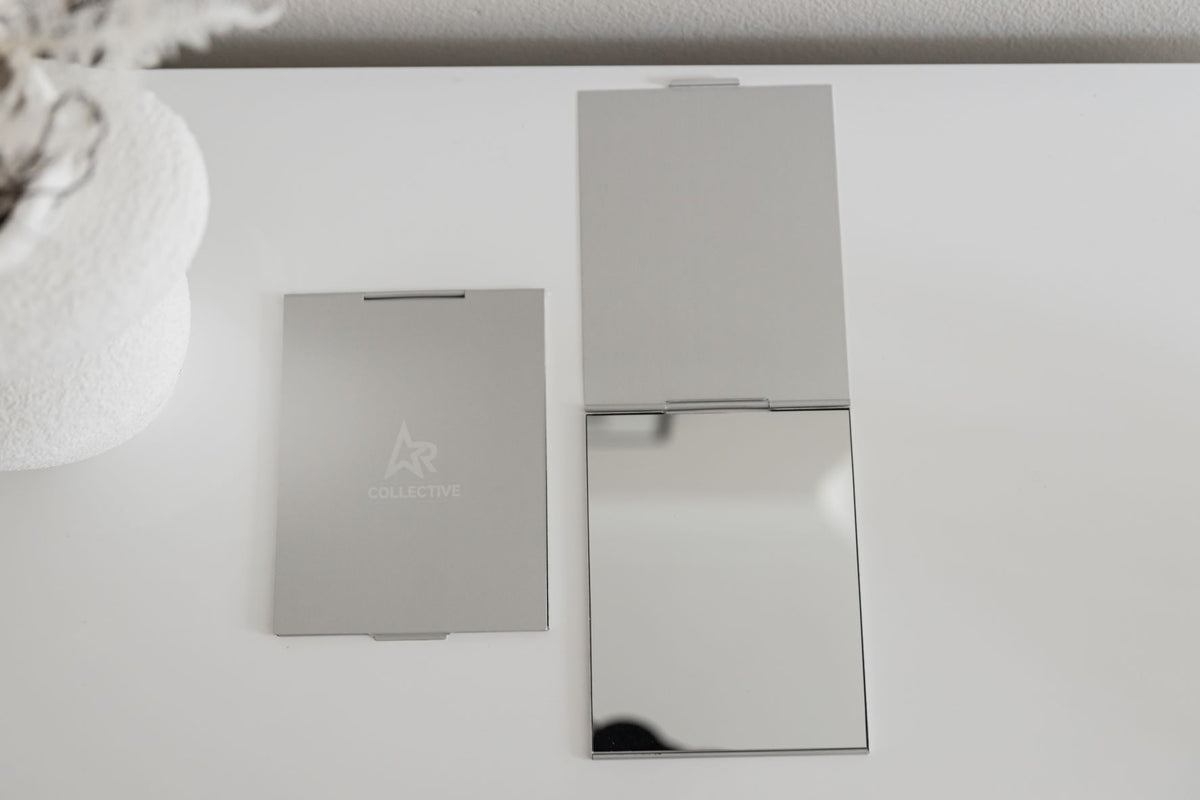 Portable fold-out Mirror